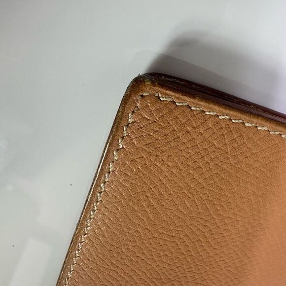 Hermes Tan Leather Notebook Agenda Cover Holder - Picture 8 of 16